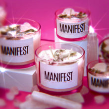Load image into Gallery viewer, Candle "Manifest" Sage & Crystal