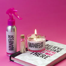 Load image into Gallery viewer, Candle "Manifest" Sage & Crystal