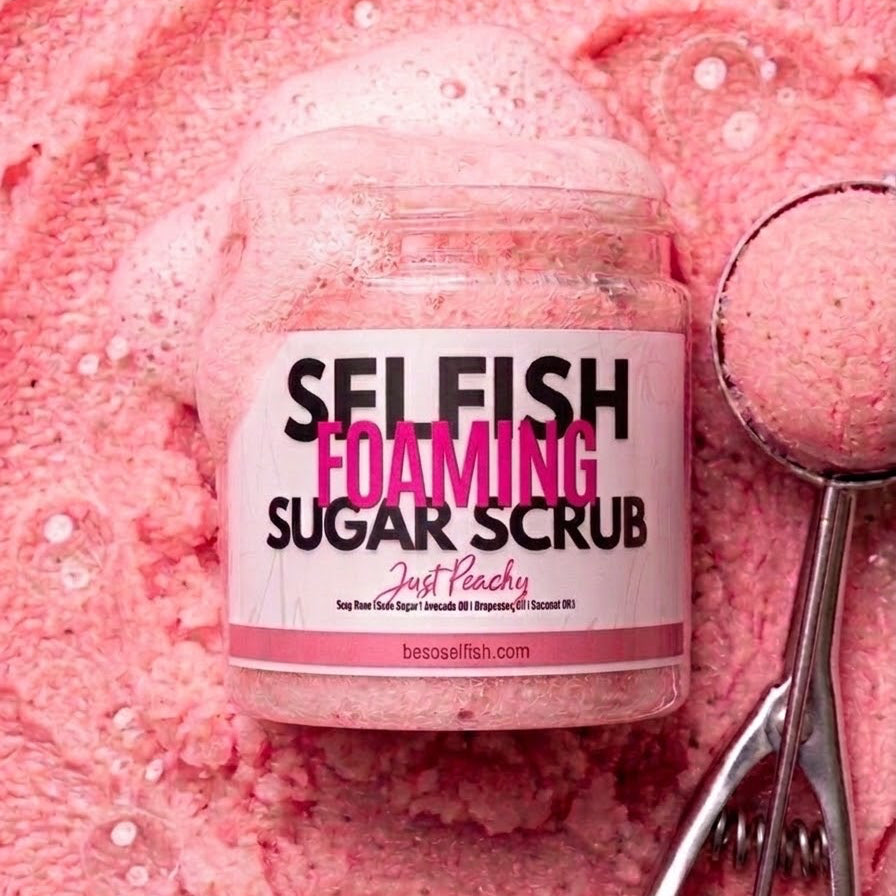 Foaming Sugar Scrub “Just Peachy”