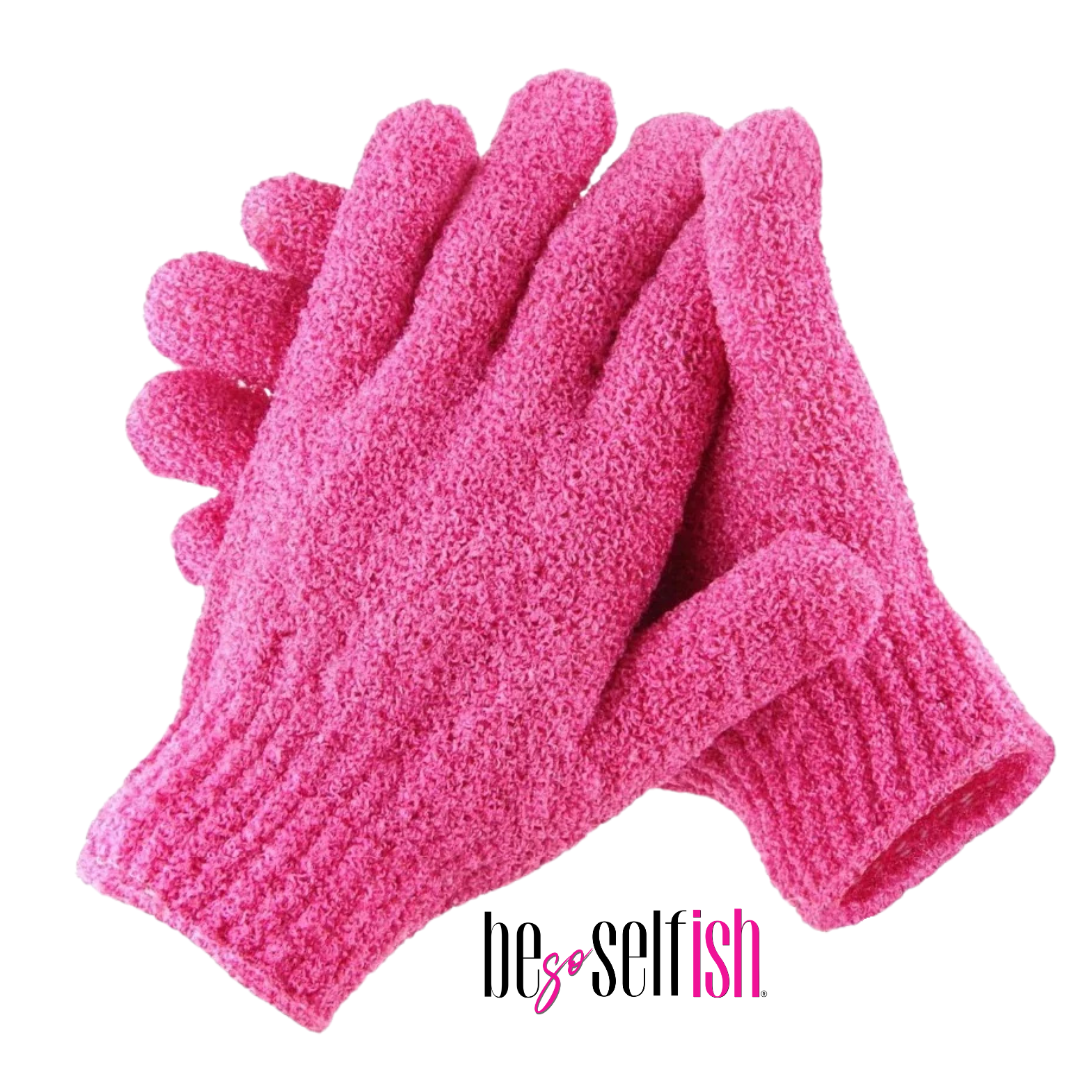 Body Sugar Scrub Gloves