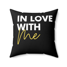 Load image into Gallery viewer, In Love with Me &quot;Yellow&quot; Square Pillow